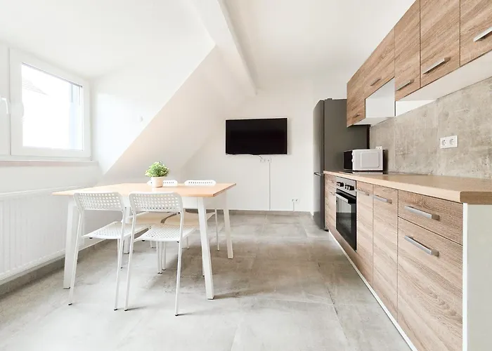 Tolstov - Monteurwohnung Mit 3 Zimmern - Dachgeschoss - Parkplatz Lejlighed